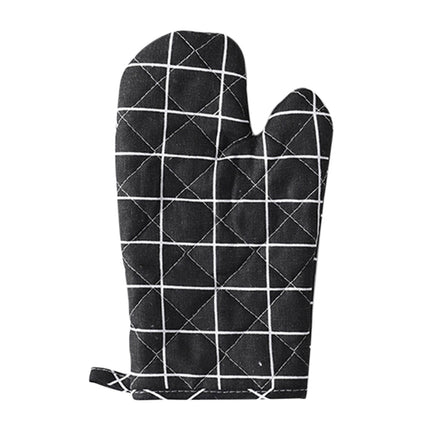 Poaug Oven Mitts on Sale Clearance 2Pc Oven Gloves Grill Gloves Slippery Cooking Gloves for Cooking Baking Grilling Yellow Z1-Black.