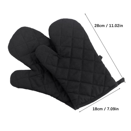 Poaug Oven Mitts on Sale Clearance 2Pc Oven Gloves Grill Gloves Slippery Cooking Gloves for Cooking Baking Grilling Yellow Z5-Green.