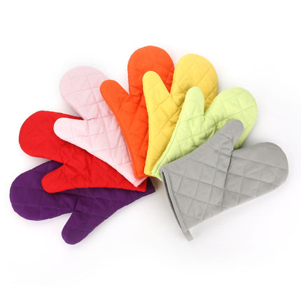 Poaug Oven Mitts on Sale Clearance 2Pc Oven Gloves Grill Gloves Slippery Cooking Gloves for Cooking Baking Grilling Yellow Z5-Green.