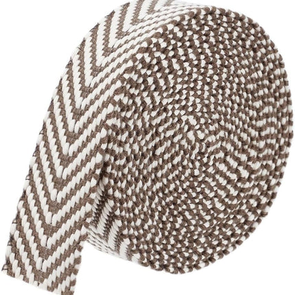 5 Yards Polycotton Jacquard Arrow Ribbon Clothes Accessories Olive 1-1/2 inch(38mm).