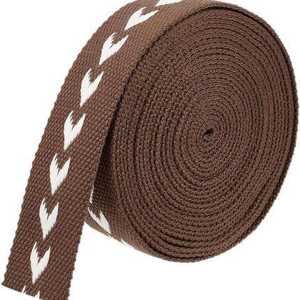 5 Yards Polycotton Jacquard Arrow Ribbon Clothes Accessories Olive 1-1/2 inch(38mm).