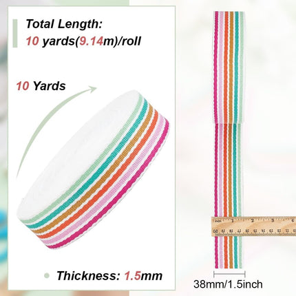 5 Yards Polycotton Jacquard Arrow Ribbon Clothes Accessories Olive 1-1/2 inch(38mm).