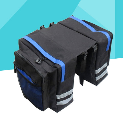 Bike Panniers Bag - 27L Large Rear Rack Bike Ebike Saddle Trunk Bags for Bicycle Water Resistant for Grocery Commuter Long Trip, Black.