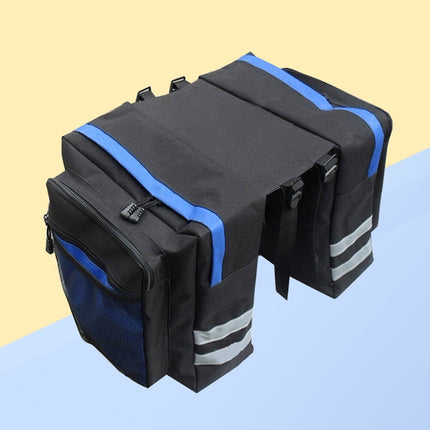 Bike Panniers Bag - 27L Large Rear Rack Bike Ebike Saddle Trunk Bags for Bicycle Water Resistant for Grocery Commuter Long Trip, Black.