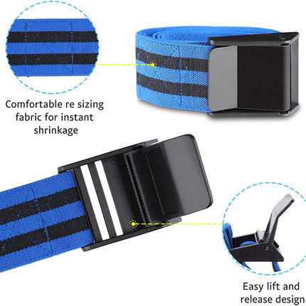 Blood Flow Restriction Bands for Women Glutes & Hip Building, Occlusion Training Bands, Best Fabric Resistance Bands for Exercising Your Butt, Squat, Thigh, Fitness Blue.