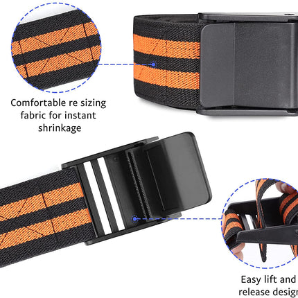 Blood Flow Restriction Bands for Women Glutes & Hip Building, Occlusion Training Bands, Best Fabric Resistance Bands for Exercising Your Butt, Squat, Thigh, Fitness Orange.