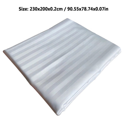 Kdkad Bed Sheets, Pure Linen Sheets, Breathable and Serviceable Line King Size Sheets, Anti-Tear Line Bed Sheets, Machine Washable, Deep Pocket 91×79 in White.