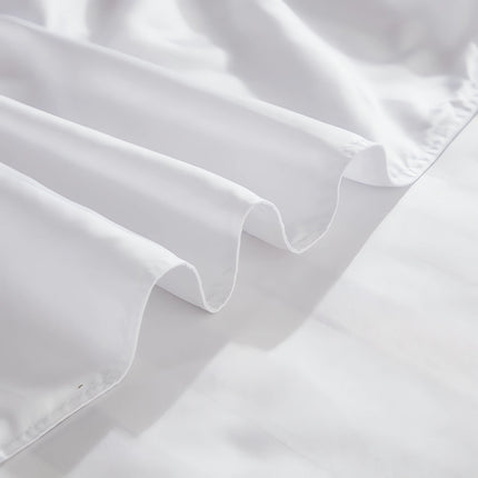 Kdkad Bed Sheets, Pure Linen Sheets, Breathable and Serviceable Line King Size Sheets, Anti-Tear Line Bed Sheets, Machine Washable, Deep Pocket 91×79 in White.
