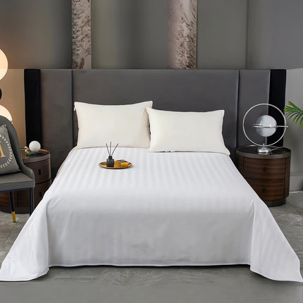 Kdkad Bed Sheets, Pure Linen Sheets, Breathable and Serviceable Line King Size Sheets, Anti-Tear Line Bed Sheets, Machine Washable, Deep Pocket 91×79 in White.