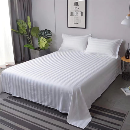 Kdkad Bed Sheets, Pure Linen Sheets, Breathable and Serviceable Line King Size Sheets, Anti-Tear Line Bed Sheets, Machine Washable, Deep Pocket 91×87 in White.