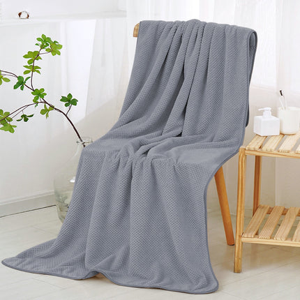 Chmadoxn Bath Towel, Oversize Bath Towel, 55×28 Inch Large Microfiber Bath Towels, Soft, Absorbent, and Quick Dry Towels for Bathroom, Pool, Beach, Swim, and Yoga, Large Bathroom Towels for Daily Use 13.4×30 in Gray.