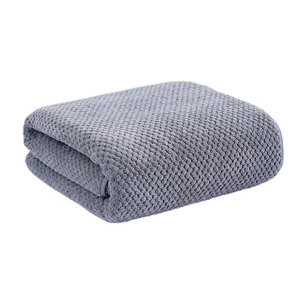 Chmadoxn Bath Towel, Oversize Bath Towel, 55×28 Inch Large Microfiber Bath Towels, Soft, Absorbent, and Quick Dry Towels for Bathroom, Pool, Beach, Swim, and Yoga, Large Bathroom Towels for Daily Use 13.4×30 in Gray.