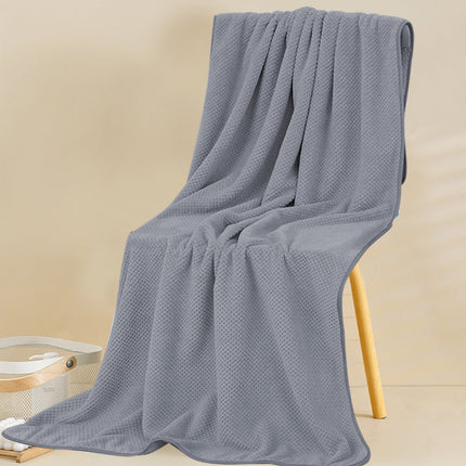 Chmadoxn Bath Towel, Oversize Bath Towel, 55×28 Inch Large Microfiber Bath Towels, Soft, Absorbent, and Quick Dry Towels for Bathroom, Pool, Beach, Swim, and Yoga, Large Bathroom Towels for Daily Use 13.4×30 in Gray.
