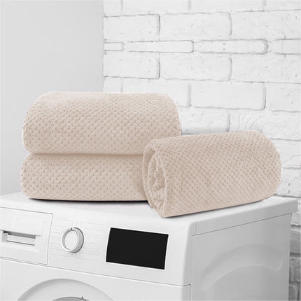 Chmadoxn Bath Towel, Oversize Bath Towel, 55×28 Inch Large Microfiber Bath Towels, Soft, Absorbent, and Quick Dry Towels for Bathroom, Pool, Beach, Swim, and Yoga, Large Bathroom Towels for Daily Use 55×28 in Khaki.