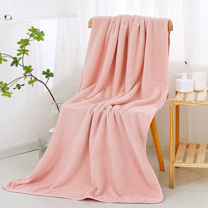 Chmadoxn Bath Towel, Oversize Bath Towel, 55×28 Inch Large Microfiber Bath Towels, Soft, Absorbent, and Quick Dry Towels for Bathroom, Pool, Beach, Swim, and Yoga, Large Bathroom Towels for Daily Use 13.4×30 in Pink.