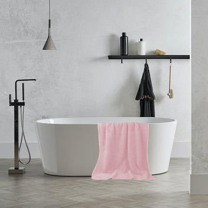 Chmadoxn Bath Towel, Oversize Bath Towel, 55×28 Inch Large Microfiber Bath Towels, Soft, Absorbent, and Quick Dry Towels for Bathroom, Pool, Beach, Swim, and Yoga, Large Bathroom Towels for Daily Use 55×28 in Pink.