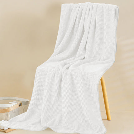 Chmadoxn Bath Towel, Oversize Bath Towel, 55×28 Inch Large Microfiber Bath Towels, Soft, Absorbent, and Quick Dry Towels for Bathroom, Pool, Beach, Swim, and Yoga, Large Bathroom Towels for Daily Use 55×28 in White.