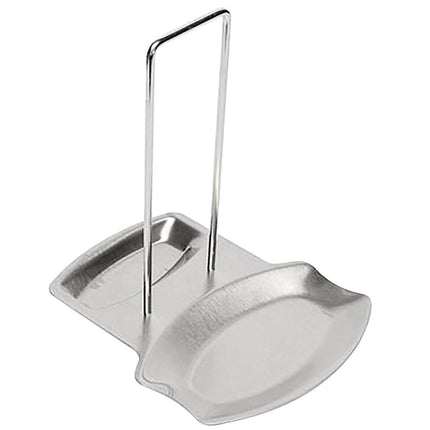 Chmadoxn Lid and Spoon Rest Shelf, Pot Lid Organizer, 304 Stainless Steel Pan Pot Cover Lid Rack Stand Organizer, Pan Lid Organizer Storage Soup Spoon Rests Utensils Kitchen Tool.