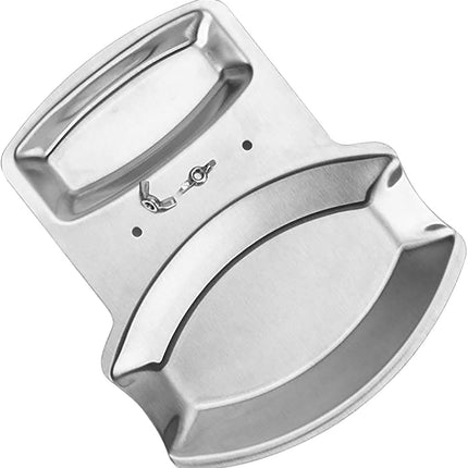 Chmadoxn Lid and Spoon Rest Shelf, Pot Lid Organizer, 304 Stainless Steel Pan Pot Cover Lid Rack Stand Organizer, Pan Lid Organizer Storage Soup Spoon Rests Utensils Kitchen Tool.