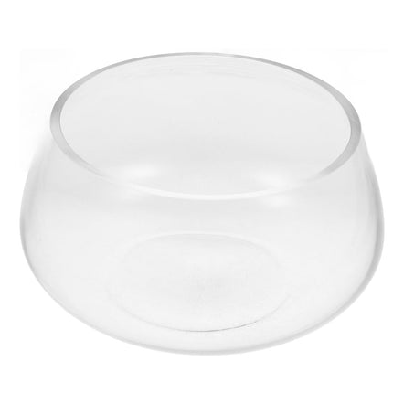 Round Clear Glass Fish Bowl Small Transparent Aquarium Tank for Desktop Fish Tank Landscaping and Turtle Habitat 0.00X0.00X0.00CM Transparent.