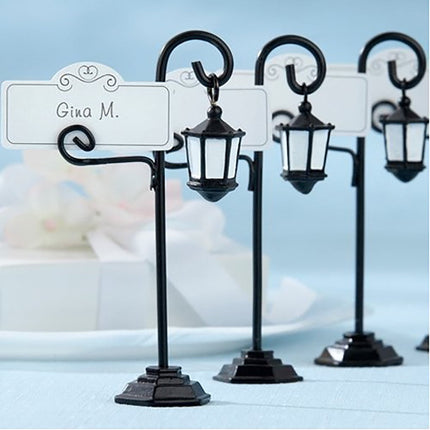 Chmadoxn 6PCS Street Lamp Labeling Cards for Reminders,Weddings Place Cards, Food Signs, Party Supplies, Table Numbers, and Special Event Decoration.