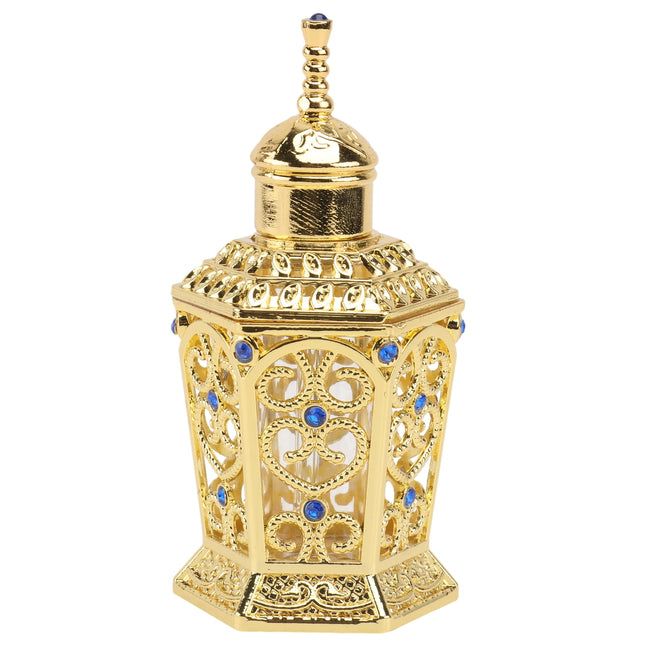 HOOWIFFY Golden Glass Perfume Bottle with Craftsmanship 1Pc.