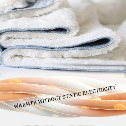 Kdkad Double-Sided Wearable Blanket, Ultra Soft Flannel Shawl Blanket, Reversible Blanket for Women and Men, Throw Blanket for Home, Travel, Warm Present (31.5×47.2 Inch) 31.5×47.2 in Blue.