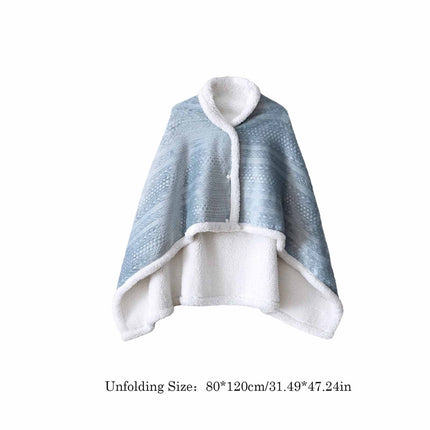Kdkad Double-Sided Wearable Blanket, Ultra Soft Flannel Shawl Blanket, Reversible Blanket for Women and Men, Throw Blanket for Home, Travel, Warm Present (31.5×47.2 Inch) 31.5×47.2 in Pink.