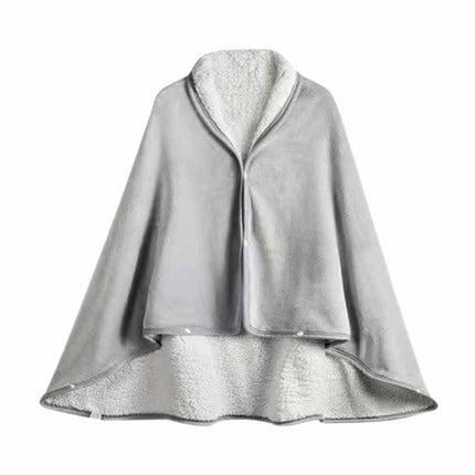 Kdkad Double-Sided Wearable Blanket, Ultra Soft Flannel Shawl Blanket, Reversible Blanket for Women and Men, Throw Blanket for Home, Travel, Warm Present (31.5×47.2 Inch) 39.3×59.1 in Pink.