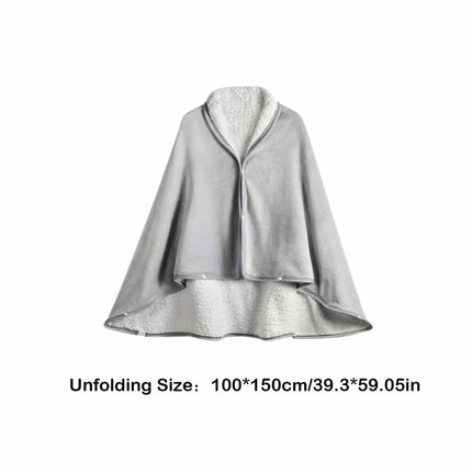Kdkad Double-Sided Wearable Blanket, Ultra Soft Flannel Shawl Blanket, Reversible Blanket for Women and Men, Throw Blanket for Home, Travel, Warm Present (31.5×47.2 Inch) 39.3×59.1 in Pink.