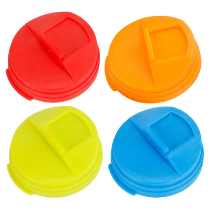 4pcs Soda Can Lids Plastic Leakproof Soda Can Covers Sealing Soda Can Covers 5.80X5.80X1.60CM Assorted Color.