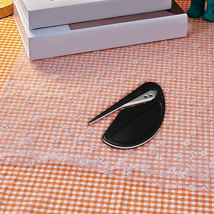 Darzheoy Letter Opener Envelope Slitter, Envelope Opener, Mail Opener, Wrapping Paper Cutter, Package Opener Black.