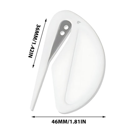 Darzheoy Letter Opener Envelope Slitter, Envelope Opener, Mail Opener, Wrapping Paper Cutter, Package Opener White.