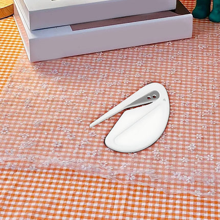 Darzheoy Letter Opener Envelope Slitter, Envelope Opener, Mail Opener, Wrapping Paper Cutter, Package Opener White.