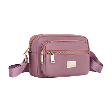 Darzheoy Fanny Packs for Women Crossbody Backpack Shoulder Messenger Bag Waterproof Everywhere Crossbody Belt Bag for Workout Running Travelling Pink.
