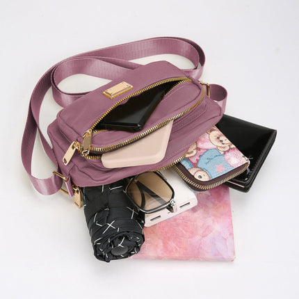 Darzheoy Fanny Packs for Women Crossbody Backpack Shoulder Messenger Bag Waterproof Everywhere Crossbody Belt Bag for Workout Running Travelling Pink.