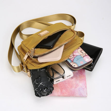 Darzheoy Fanny Packs for Women Crossbody Backpack Shoulder Messenger Bag Waterproof Everywhere Crossbody Belt Bag for Workout Running Travelling Yellow.