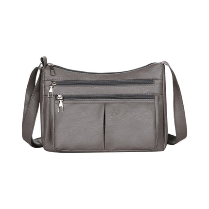 Darzheoy Purses for Women Soft PU Leather Shoulder Bag Ladies Crossbody Purse and handbags Lightweight Pocketbook Gray.