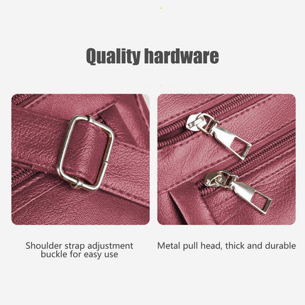 Darzheoy Purses for Women Soft PU Leather Shoulder Bag Ladies Crossbody Purse and handbags Lightweight Pocketbook Red.