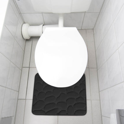 Kdkad Bathroom Rugs Sets 4 Piece, Non Slip Memory Foam Bathroom Rugs, Machine Wash Bathroom Mat Set, Water Absorbent Bath Rug Set for Tub, Toilet and Floor 40*50cmU/15.7*19.7in 50*80cm/19.7*31.5in 50*100cm/19.7*39.3in lid38*40cm/14.9*15.7in I.