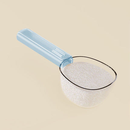 Darzheoy Flour Scoops for Canisters, Grain Scoop Measuring Cups, Food-Safe Kitchen Utensils, Multi-Purpose Flour Scoop for Canisters, Rice Spoon Blue.