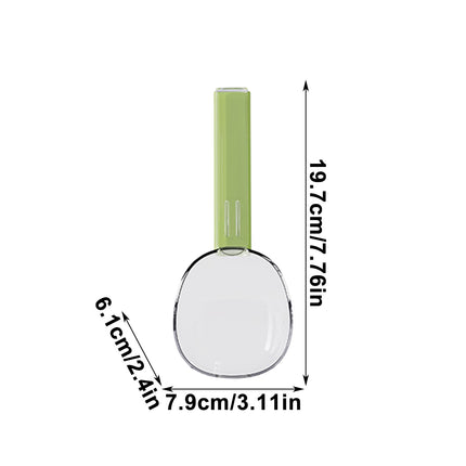 Darzheoy Flour Scoops for Canisters, Grain Scoop Measuring Cups, Food-Safe Kitchen Utensils, Multi-Purpose Flour Scoop for Canisters, Rice Spoon Green.