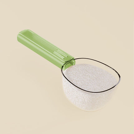 Darzheoy Flour Scoops for Canisters, Grain Scoop Measuring Cups, Food-Safe Kitchen Utensils, Multi-Purpose Flour Scoop for Canisters, Rice Spoon Green.