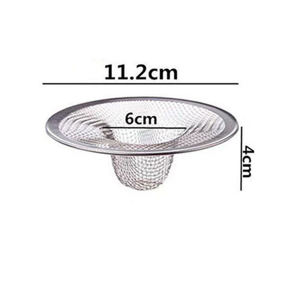 Kdkad Tub Drain Hair Catcher - Shower Drain Mesh Strainer, Stainless Steel Shower Bathtub Drain Cover, Bathroom Sink Strainer Filter Basket for Bathroom Sink, Wash Basin Floor Drain S Silver.
