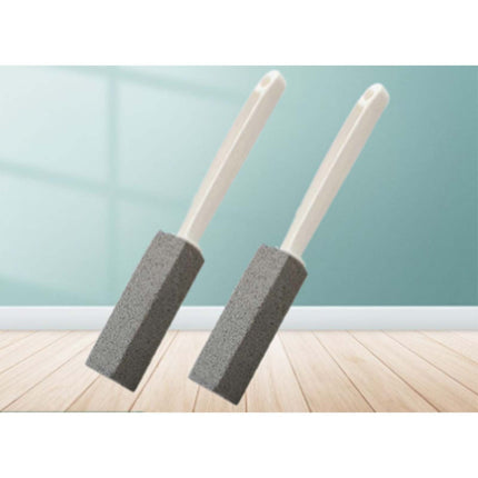 Kdkad Toilet Cleaner Hard Water Build Up Remover with Ergonomic Handle, Toilet Bowl Stain Ring Remover, Pumice Cleaning Stone with Handle for Kitchen/Bathroom/Pool/Household Cleaning.