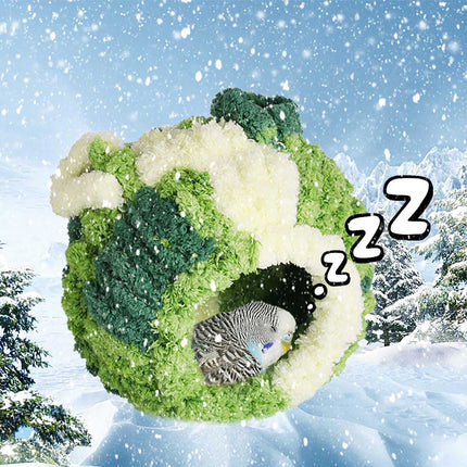 Darzheoy Bird Nest, Conure Breeding House Lovebird Bed for Conure, Lovebird, Canary, Finch, Coneshape Birds, Hamster, Small Pets C.