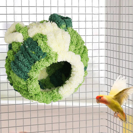 Darzheoy Bird Nest, Conure Breeding House Lovebird Bed for Conure, Lovebird, Canary, Finch, Coneshape Birds, Hamster, Small Pets C.