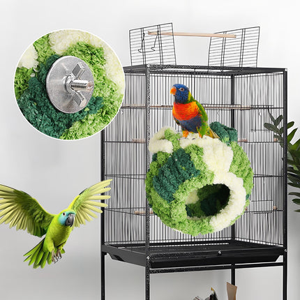 Darzheoy Bird Nest, Conure Breeding House Lovebird Bed for Conure, Lovebird, Canary, Finch, Coneshape Birds, Hamster, Small Pets C.