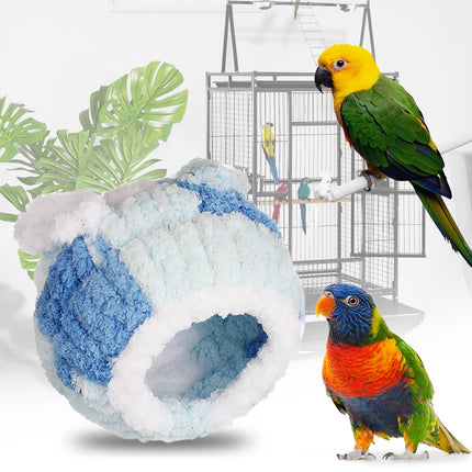 Darzheoy Bird Nest, Conure Breeding House Lovebird Bed for Conure, Lovebird, Canary, Finch, Coneshape Birds, Hamster, Small Pets E.
