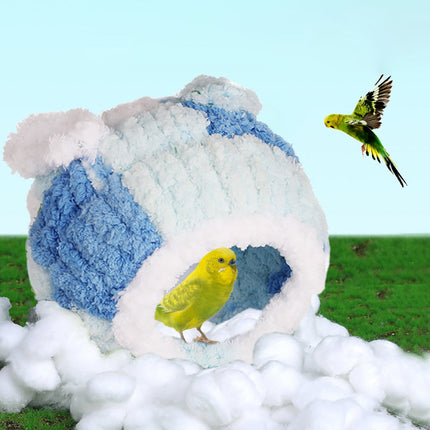 Darzheoy Bird Nest, Conure Breeding House Lovebird Bed for Conure, Lovebird, Canary, Finch, Coneshape Birds, Hamster, Small Pets E.